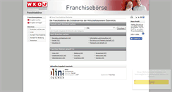 Desktop Screenshot of franchiseboerse.at